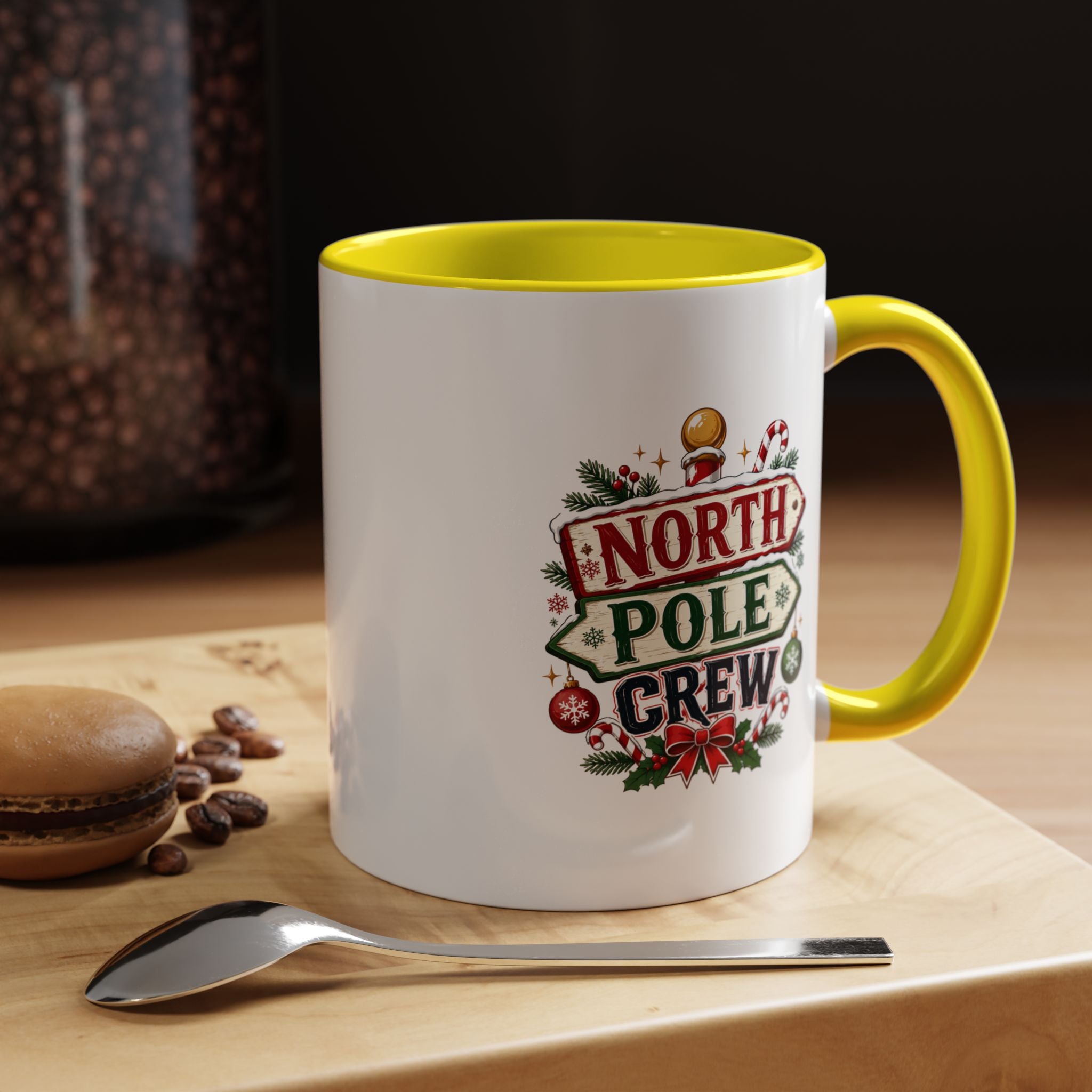 Accent Coffee Mug North Pole Crew