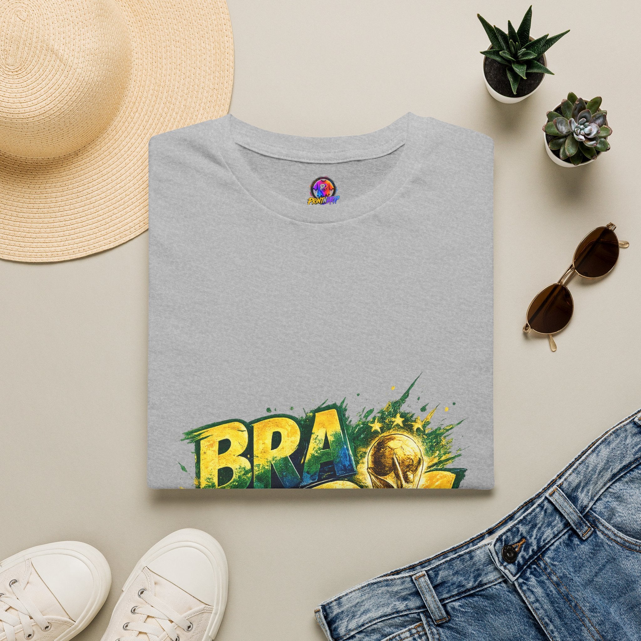 Brazil 25 T‑Shirt — Brazil Soccer World Cup Graphic Tee
