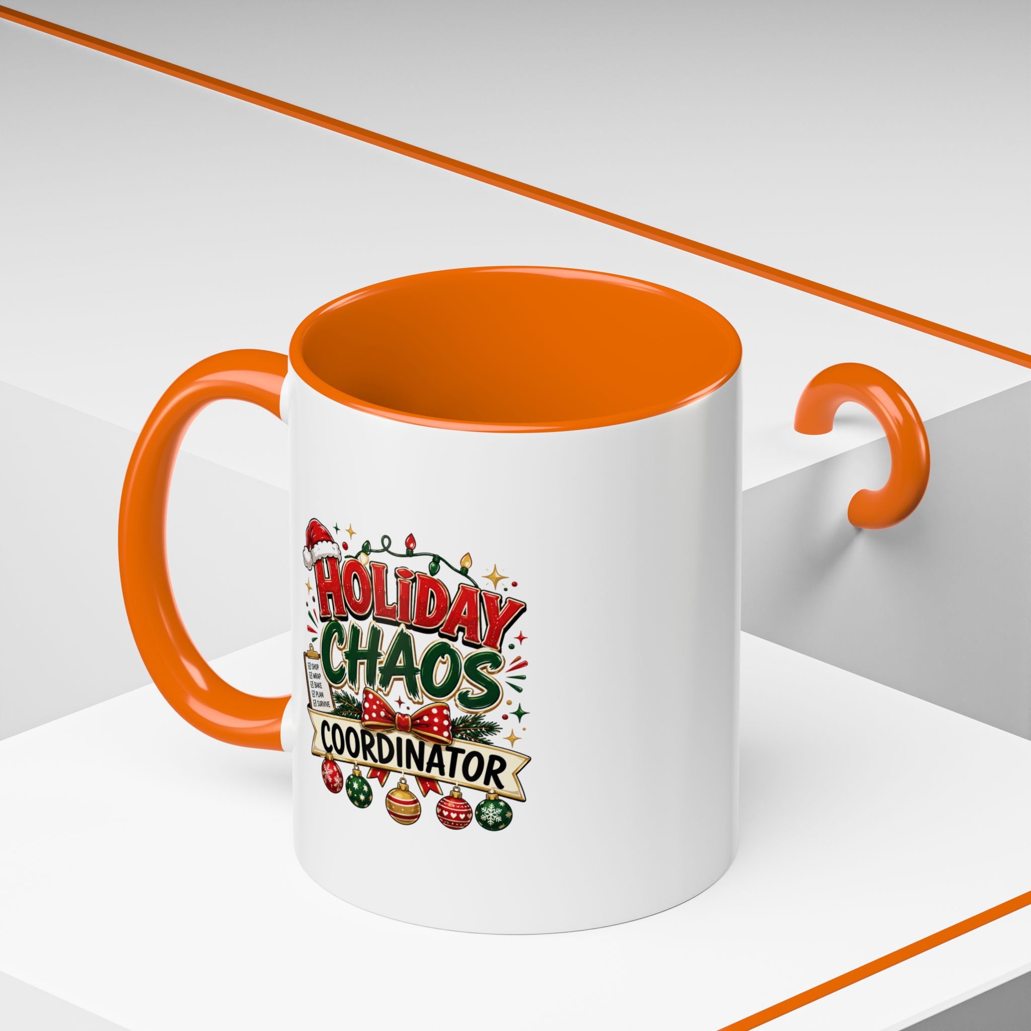 Accent Coffee Mug Holiday Chaos Coordinator