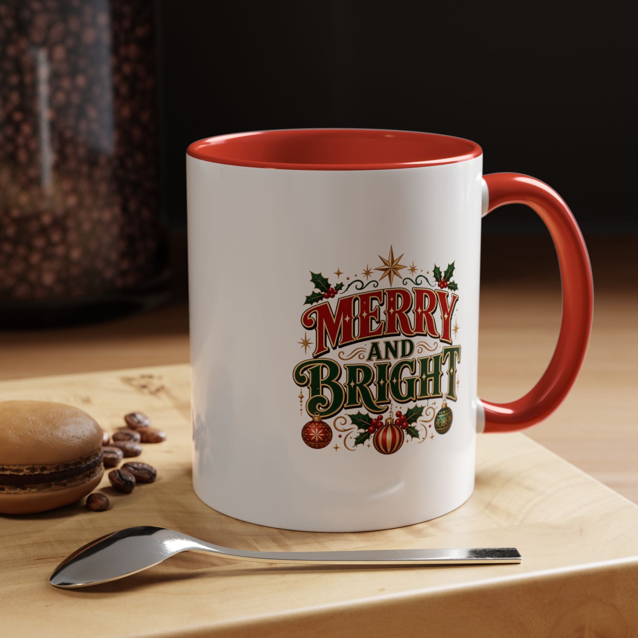 Accent Coffee Mug Merry Bright