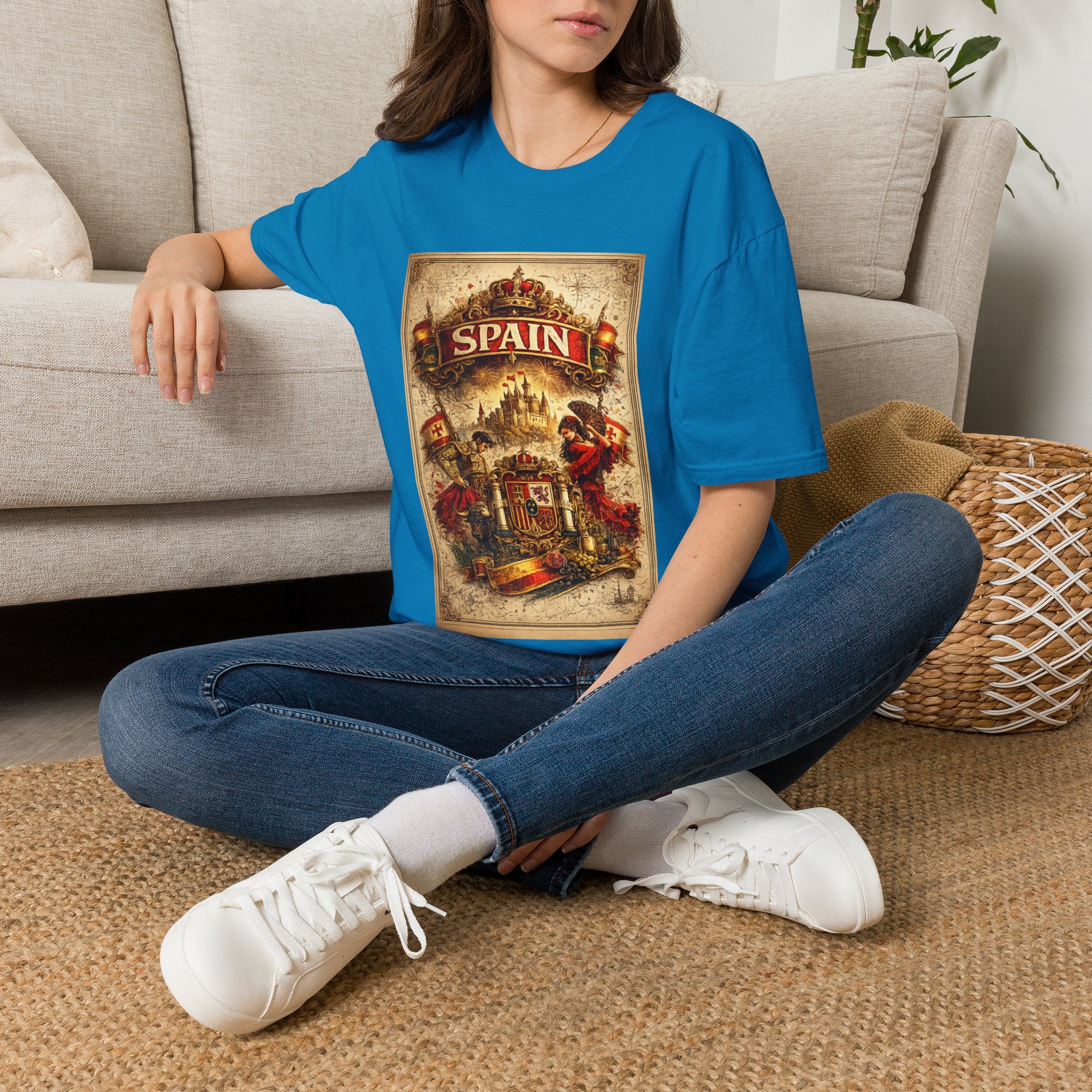 Spain Vintage Travel Graphic T‑Shirt — Retro Spanish Landmark Tee