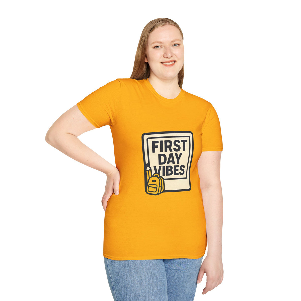 First Day Vibes T-Shirt — 'First Day' Retro Badge Tee - Trending Now - September 2026