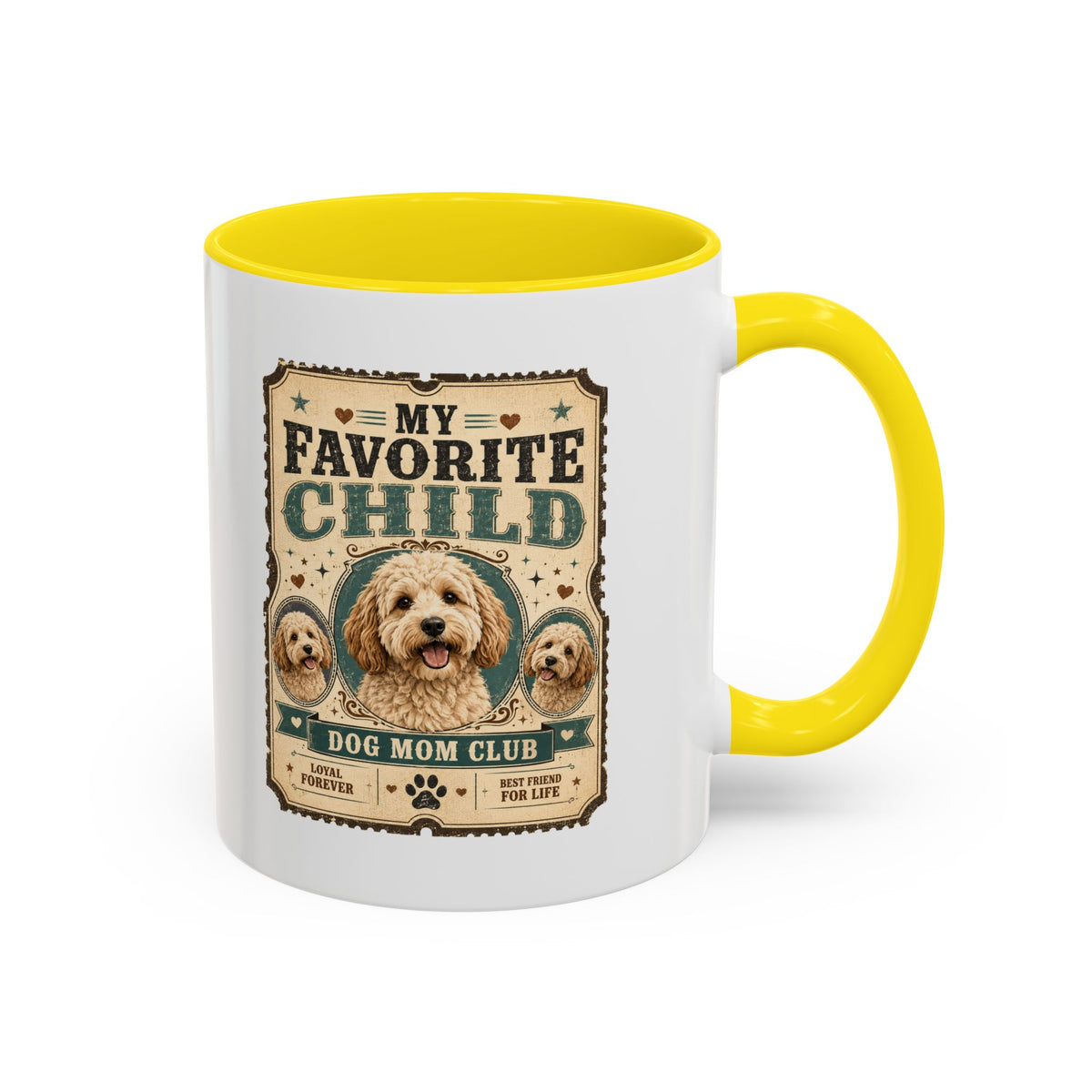 Milo Bailey Dog Dad Mom My Favorite Child Dog Mom Coffee Mug — Funny Dog Mom Gift