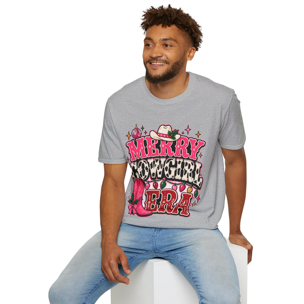 Merry Cowgirl Christmas T-Shirt