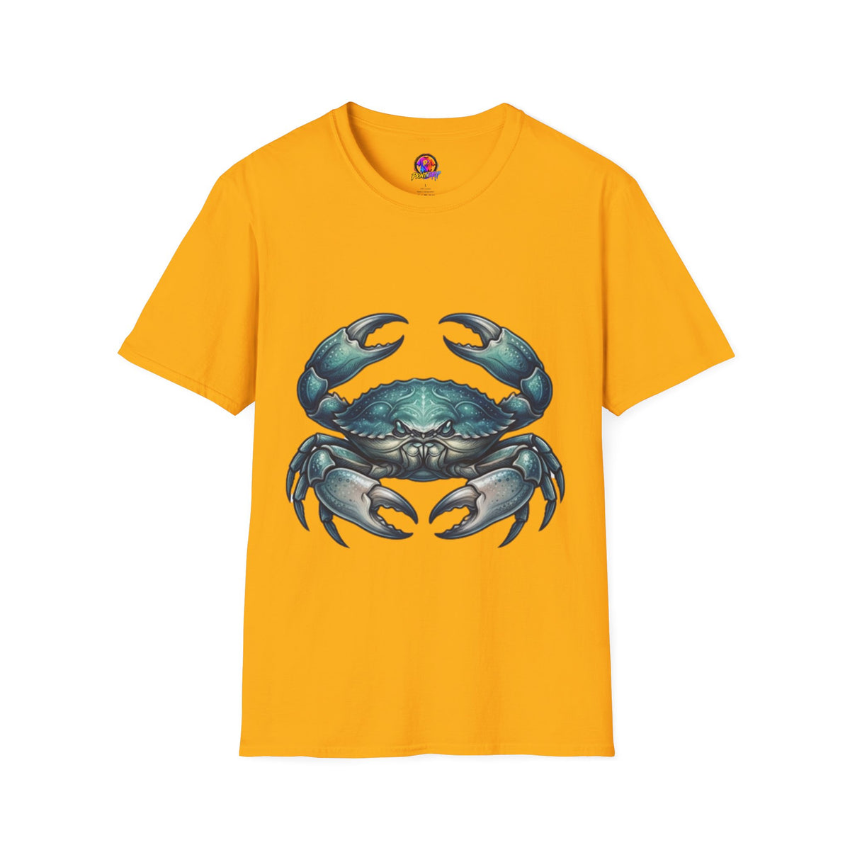 Crab Graphic T-Shirt — Coastal Sea Creature Tee