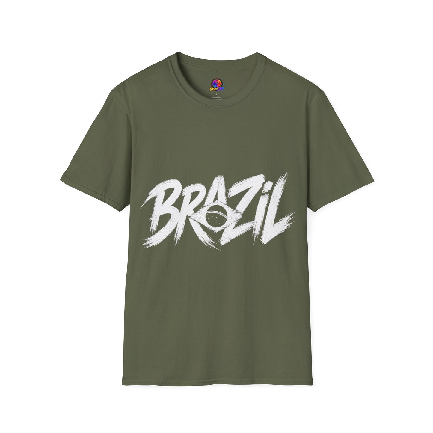 Brazil Minimal Marble Waves T-Shirt