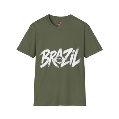 Brazil Minimal Marble Waves T-Shirt