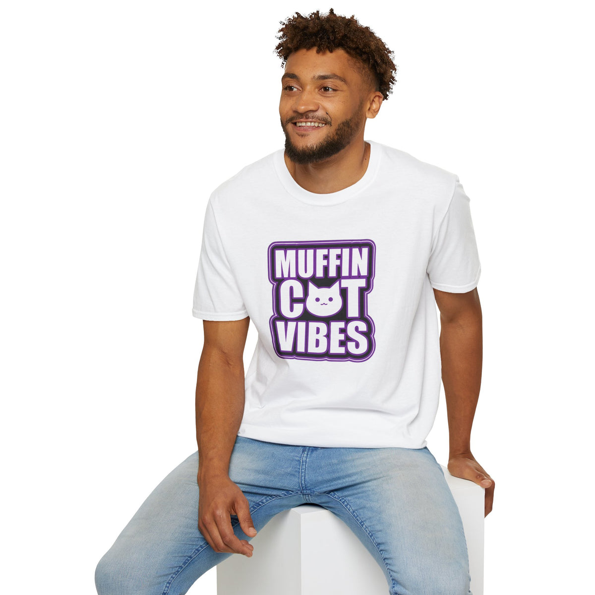 Muffin Cut Vibes T-Shirt — Cute Cat Graphic Tee - Trending Now - August 2026