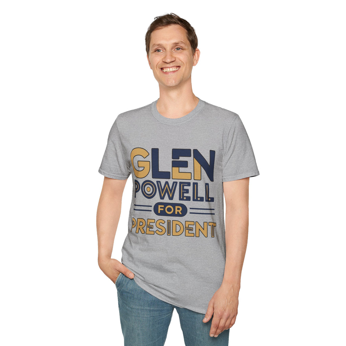 Glen Powell for President T‑Shirt - Trending Now - August 2026