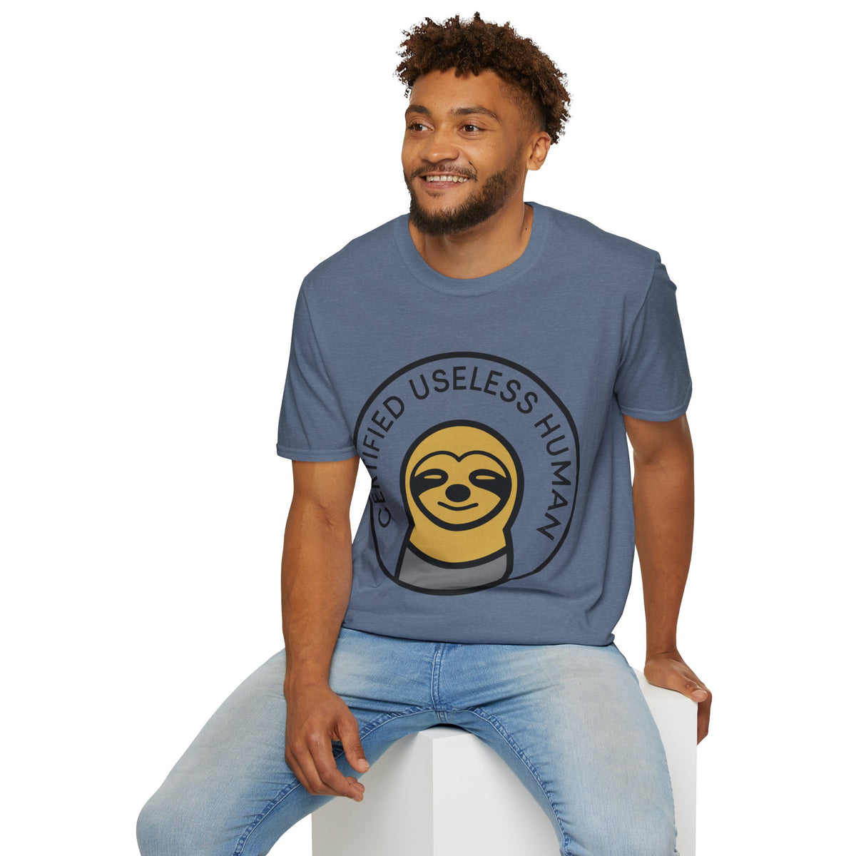 Certified Useless Human Sloth T-Shirt — Funny Lazy Sloth Graphic Tee - Trending Now - August 2026