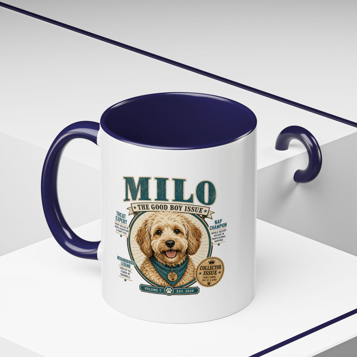 Milo Bailey Dog Dad Mom Milo Dog Mug — “The Good Boy Issue” Decorative Coffee Cup
