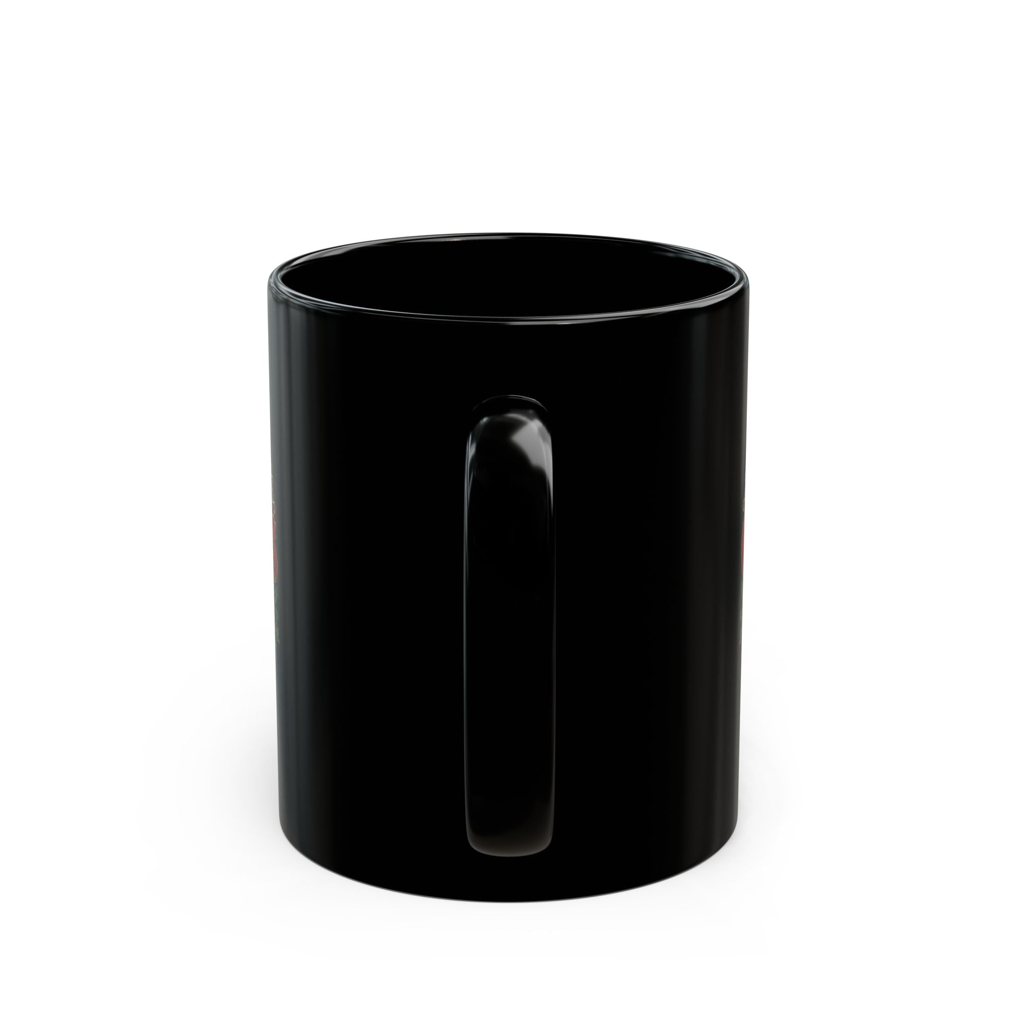 Christmas Blessings Black Mug — Festive Holiday Coffee Cup