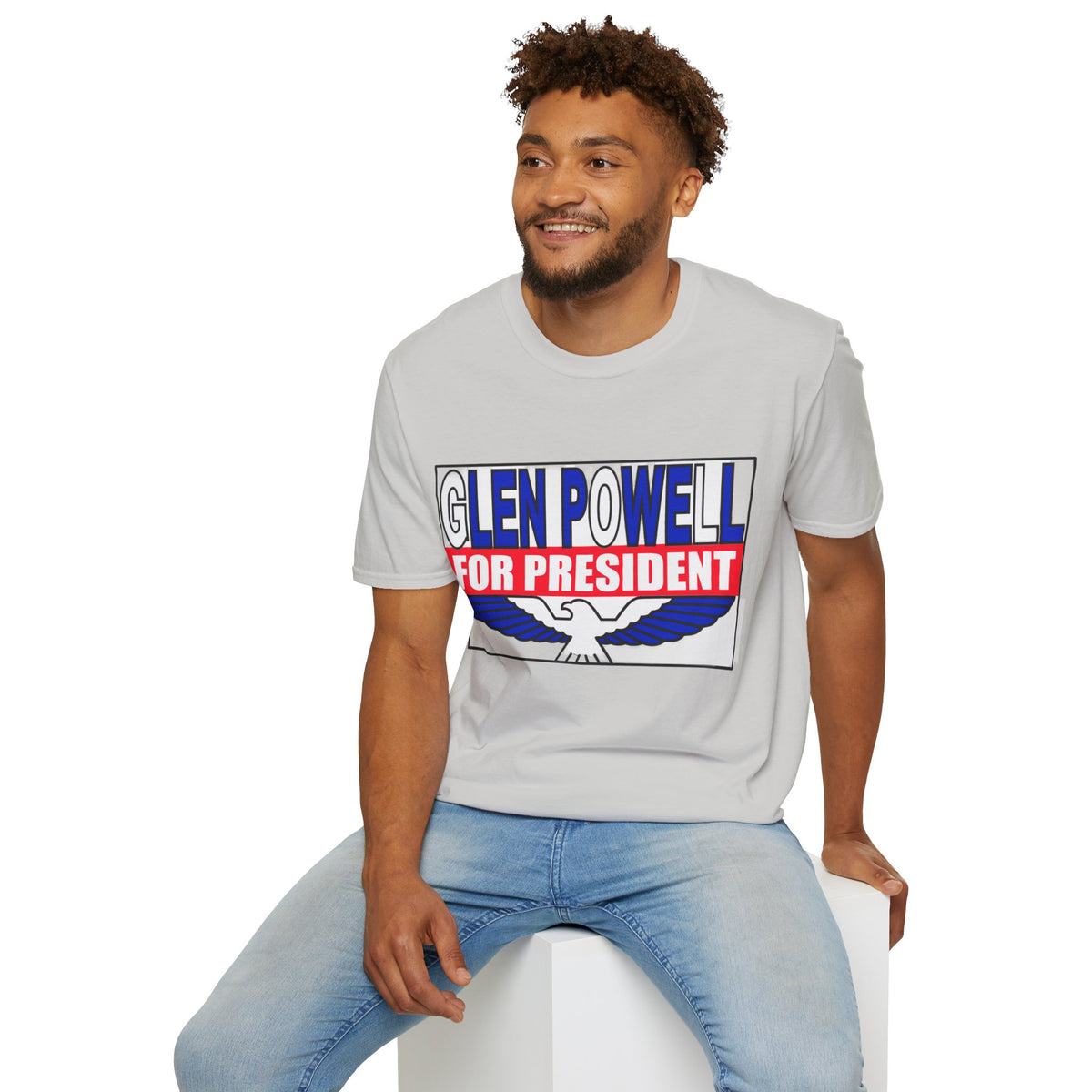T-Shirt — Glen Powell For President Graphic Tee - Trending Now - August 2026