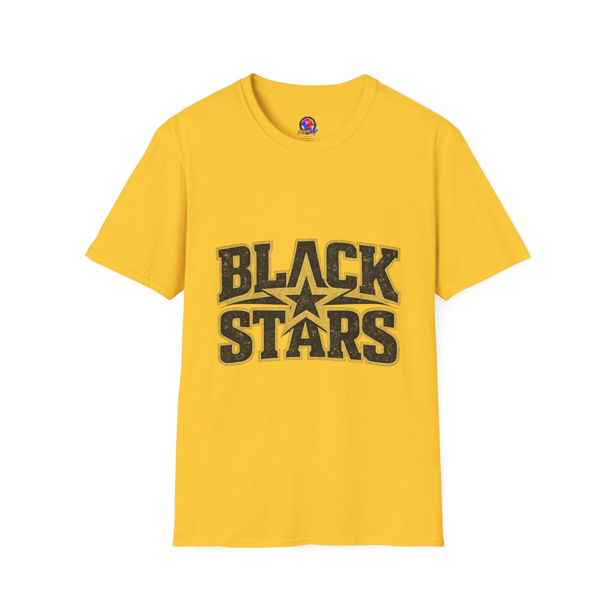 Ghana Black Stars T-Shirt — Bold Vintage Star Logo Tee