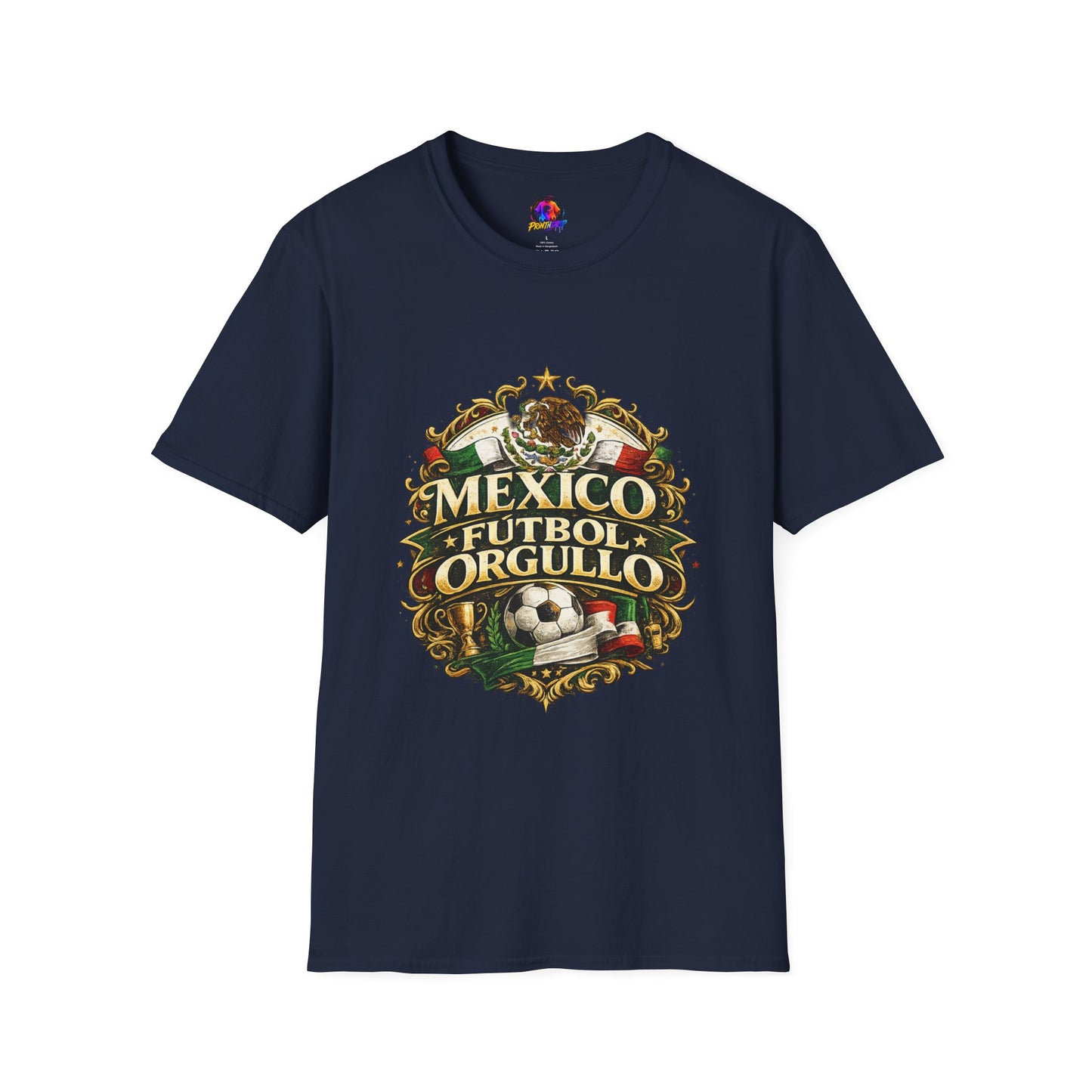 Mexico Fútbol Orgullo T-Shirt — Mexican Soccer Pride Graphic Tee