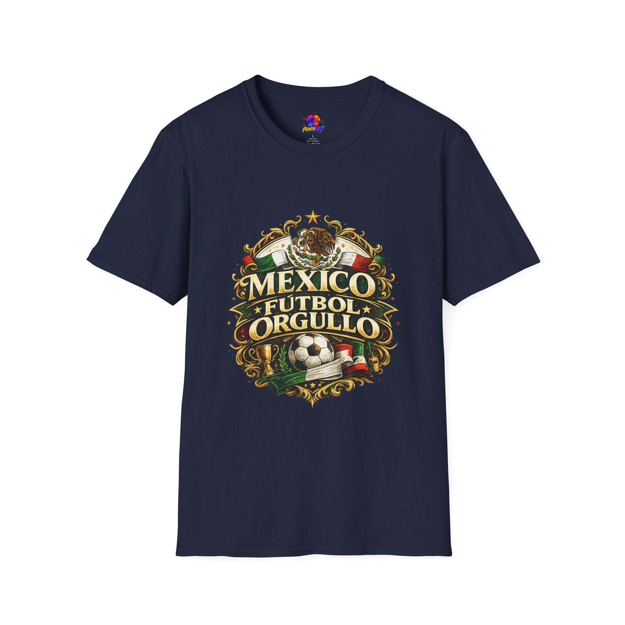 Mexico Fútbol Orgullo T-Shirt — Mexican Soccer Pride Graphic Tee
