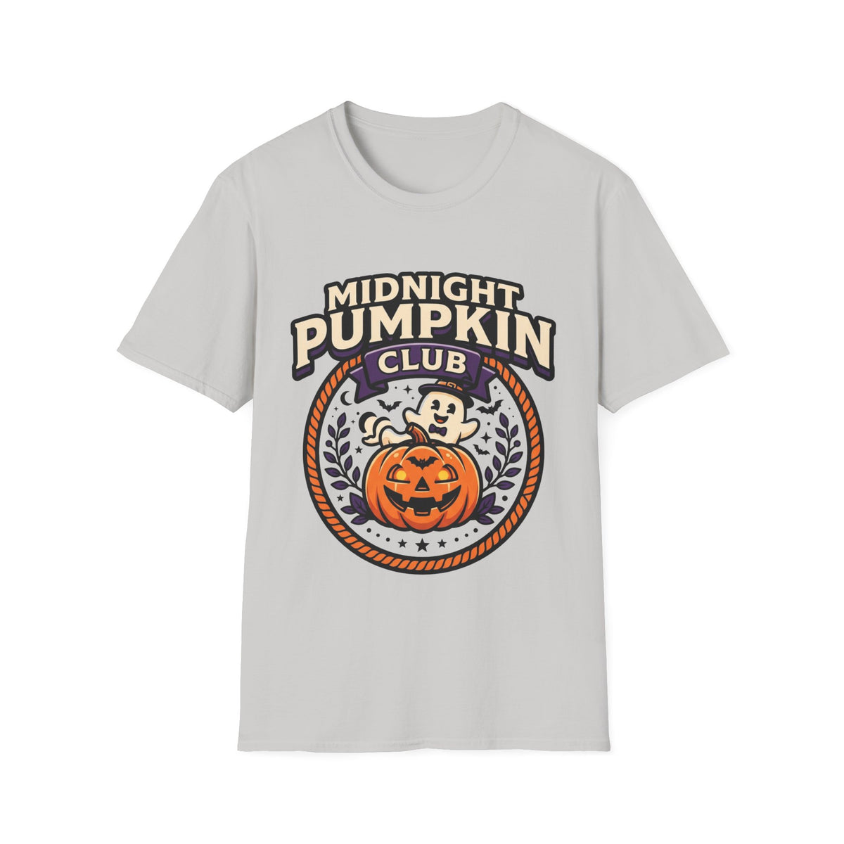 Midnight Pumpkin Club T-Shirt — Halloween Pumpkin Graphic Tee - Trending Now - August 2026
