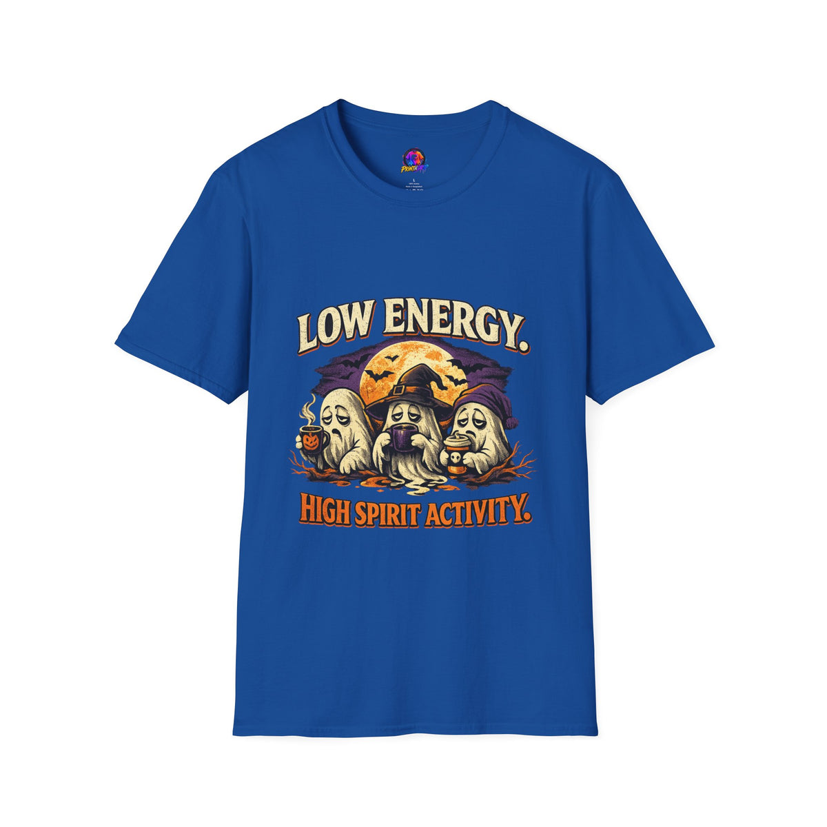 Halloween Low Energy High Spirit Unisex Softstyle T-Shirt
