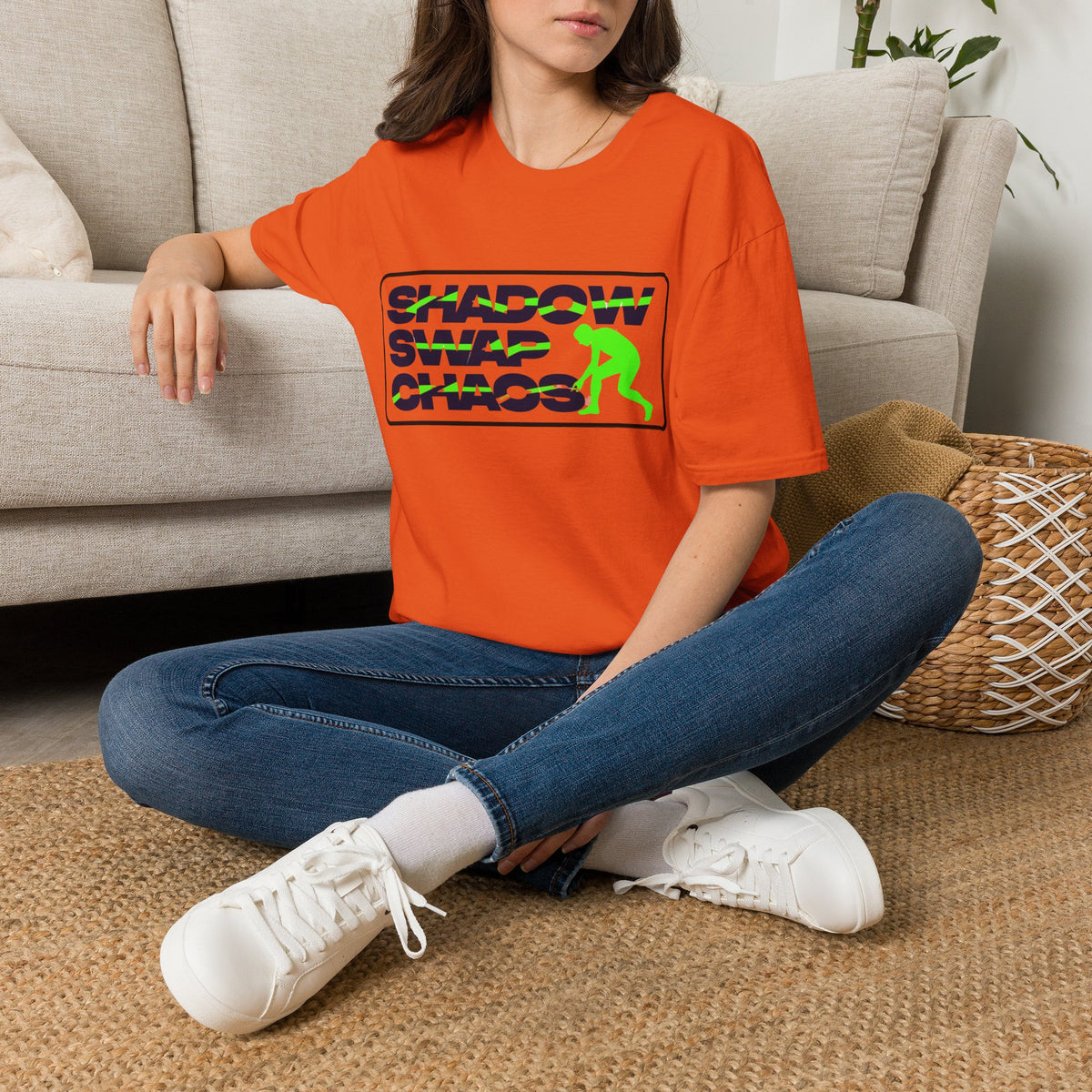 Shadow Swap Chaos T‑Shirt — Retro Neon Graphic Tee - Trending Now - August 2026