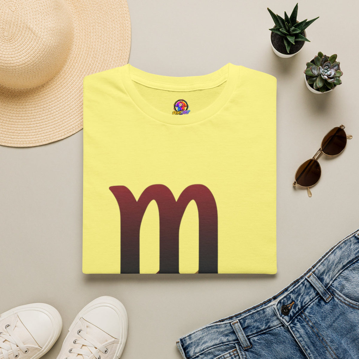 Scorpio Drip Symbol T-Shirt — Zodiac Scorpion Astrology Tee