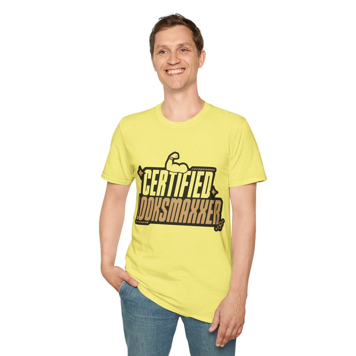 Certified Looksmaxxer T-Shirt — Funny Fitness & Glow-Up Tee - Trending Now - August 2026