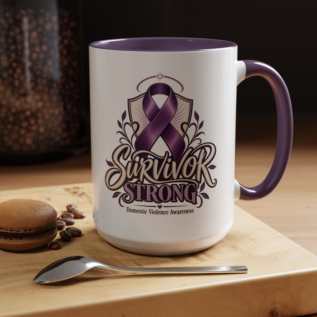 Domestic Violence Awareness Survivor Strong Coffee Mug
