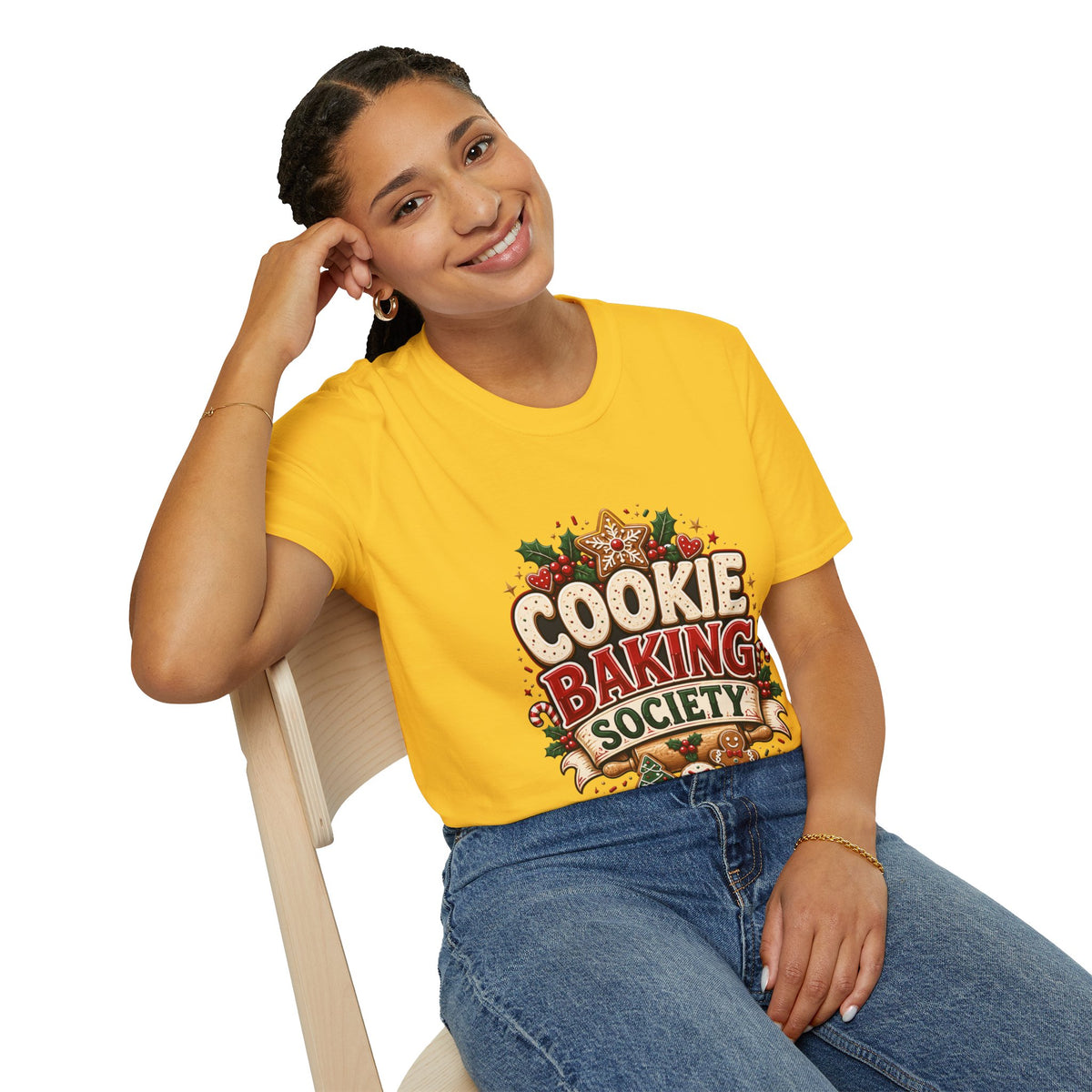 Cookie Baking Society T-Shirt — Holiday Baking Graphic Tee