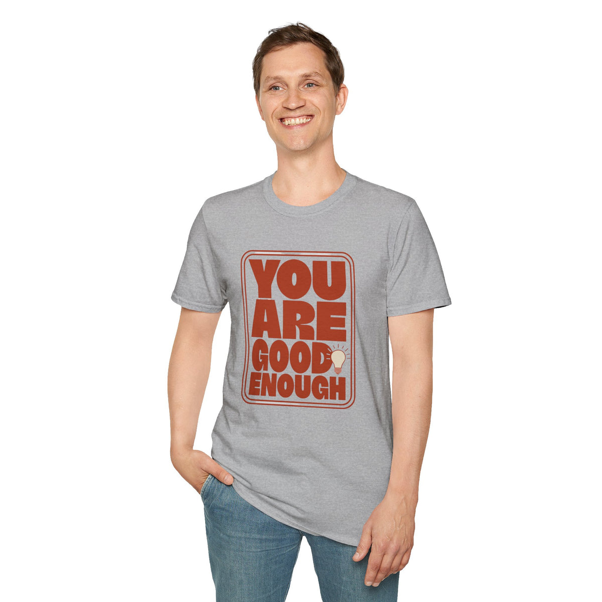 T-Shirt — "You Are Good Enough" Retro Affirmation Tee - Trending Now - August 2026