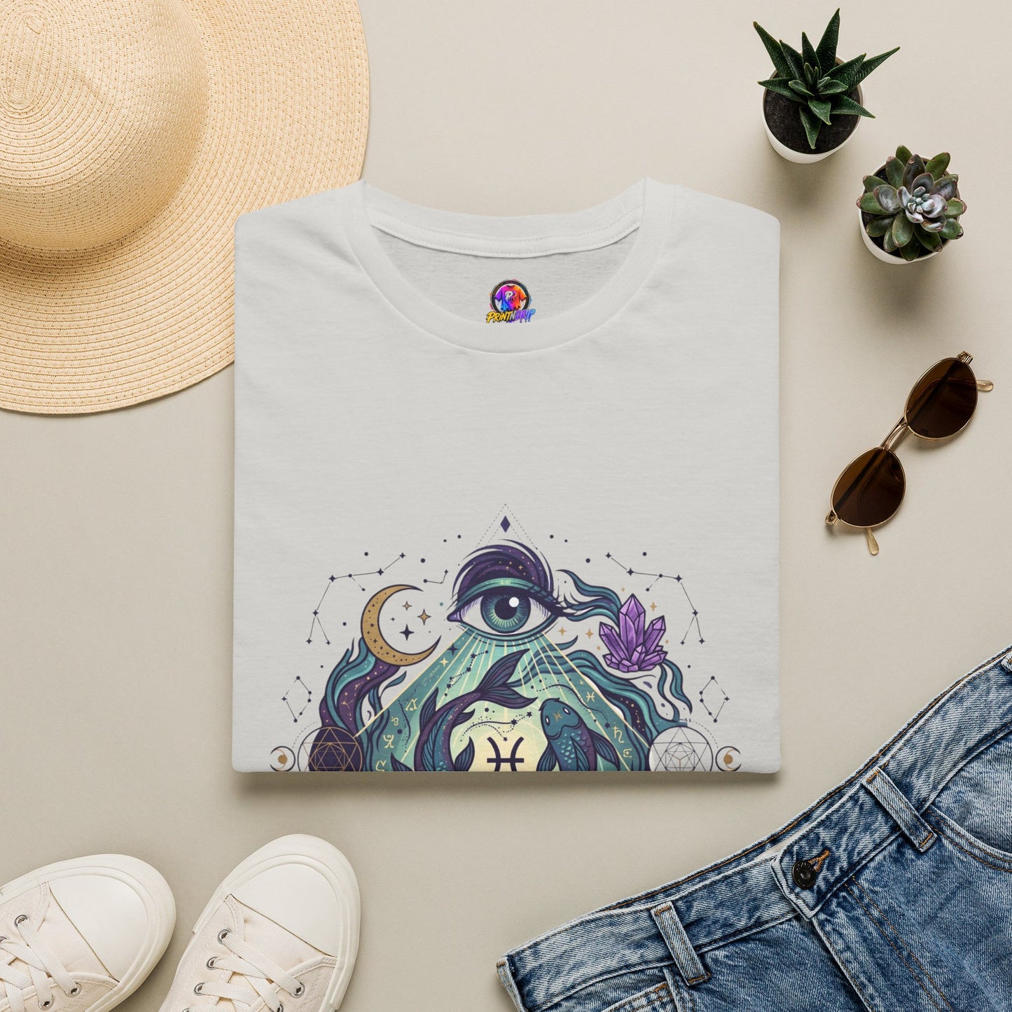 Pisces Mystic T-Shirt — 'I See Things You Don't' Astrology Tee