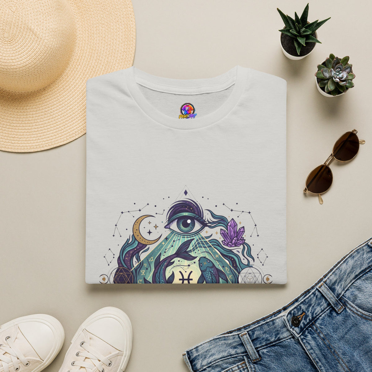Pisces Mystic T-Shirt — 'I See Things You Don't' Astrology Tee