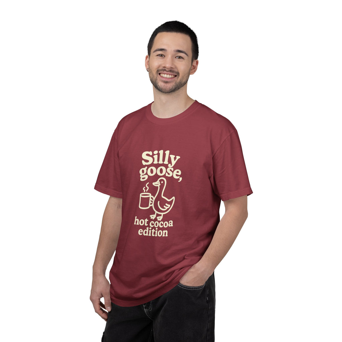 Silly Goose Hot Cocoa T-Shirt — Cute Winter Graphic Tee - Trending Now - October 2026