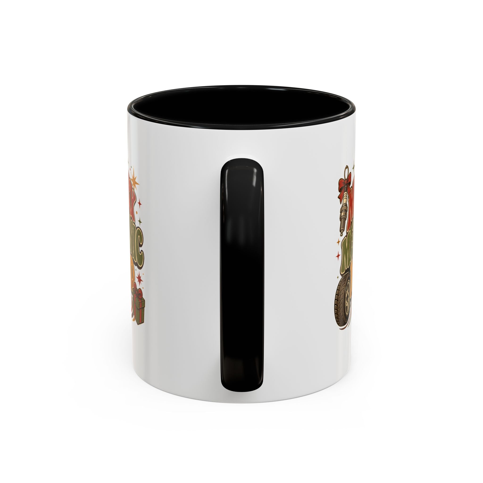 Modern Day Christmas Merry Mechanic Mood Coffee Mug — Holiday Auto Mechanic Gift
