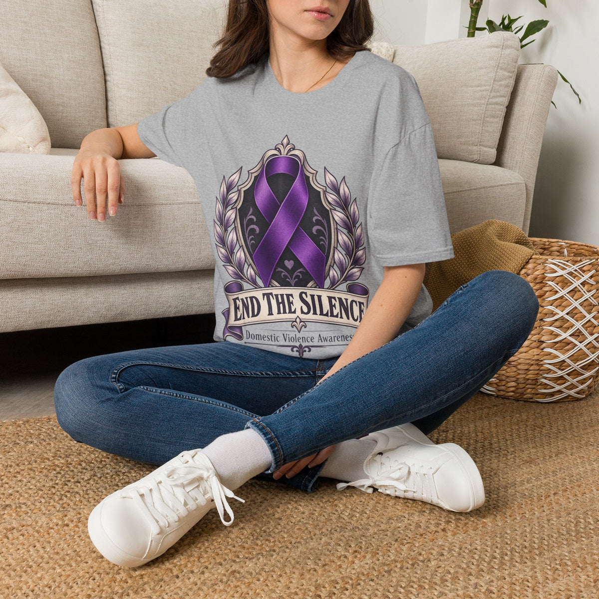 Find The Silence Domestic Violence Awareness T-Shirt