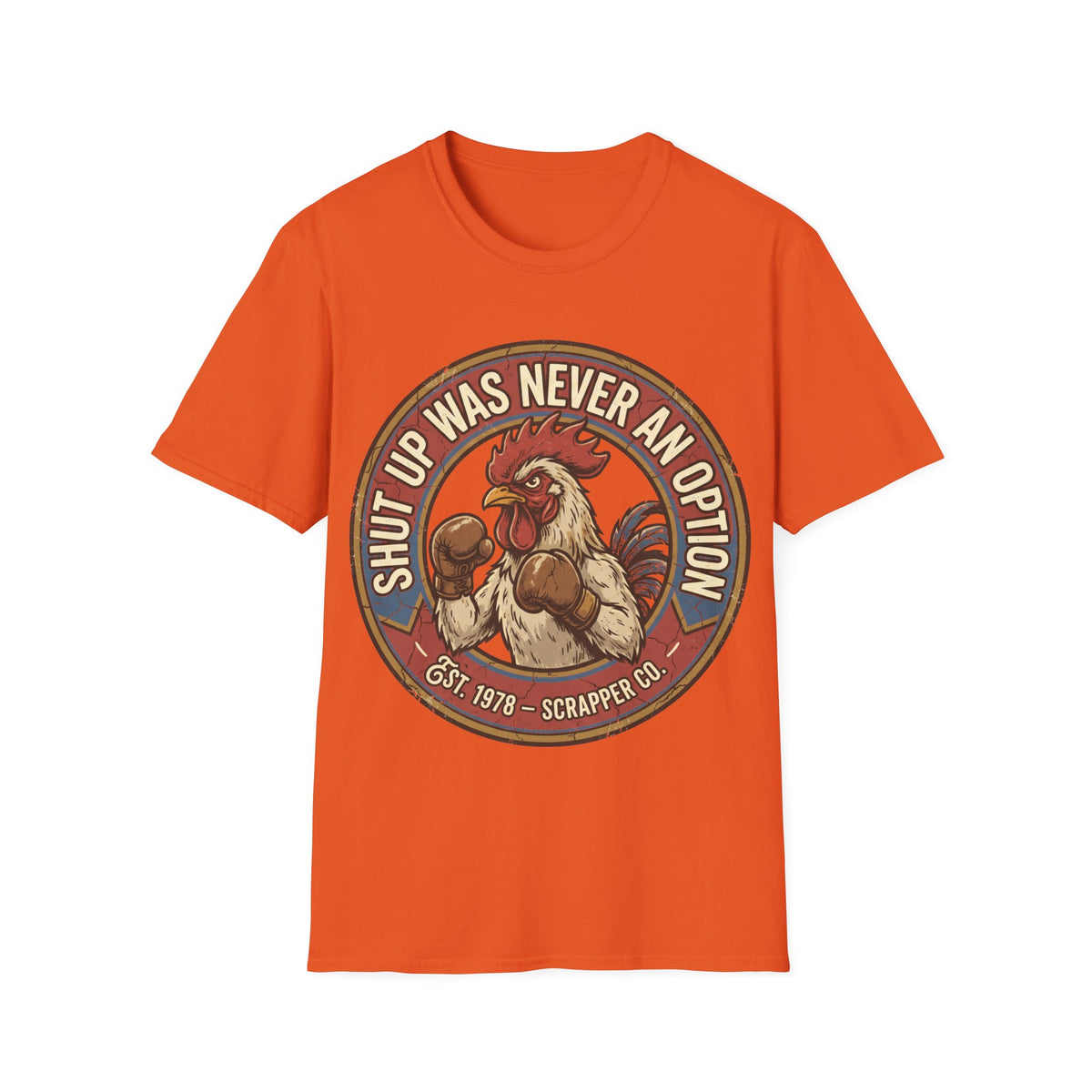 Graphic T-Shirt — “Shut Up Was Never an Option” Funny Retro Cowgirl Tee - Trending Now - September 2026