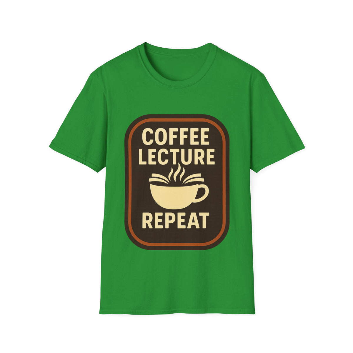 Coffee Lecture Repeat T‑Shirt — Funny Professor Coffee Tee for Teachers & Students - Trending Now - August 2026