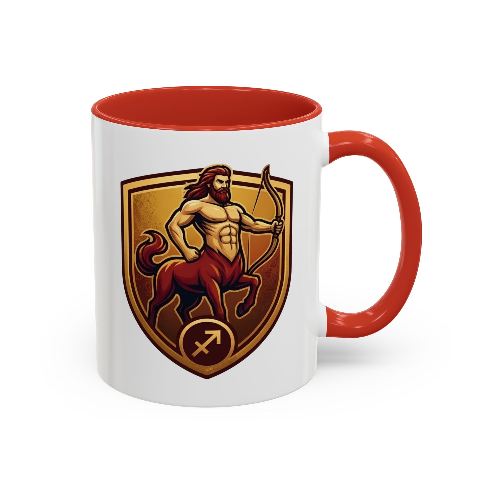 Sagittarius Centaur Coffee Mug — Zodiac Archer Accent Mug (11/15oz)