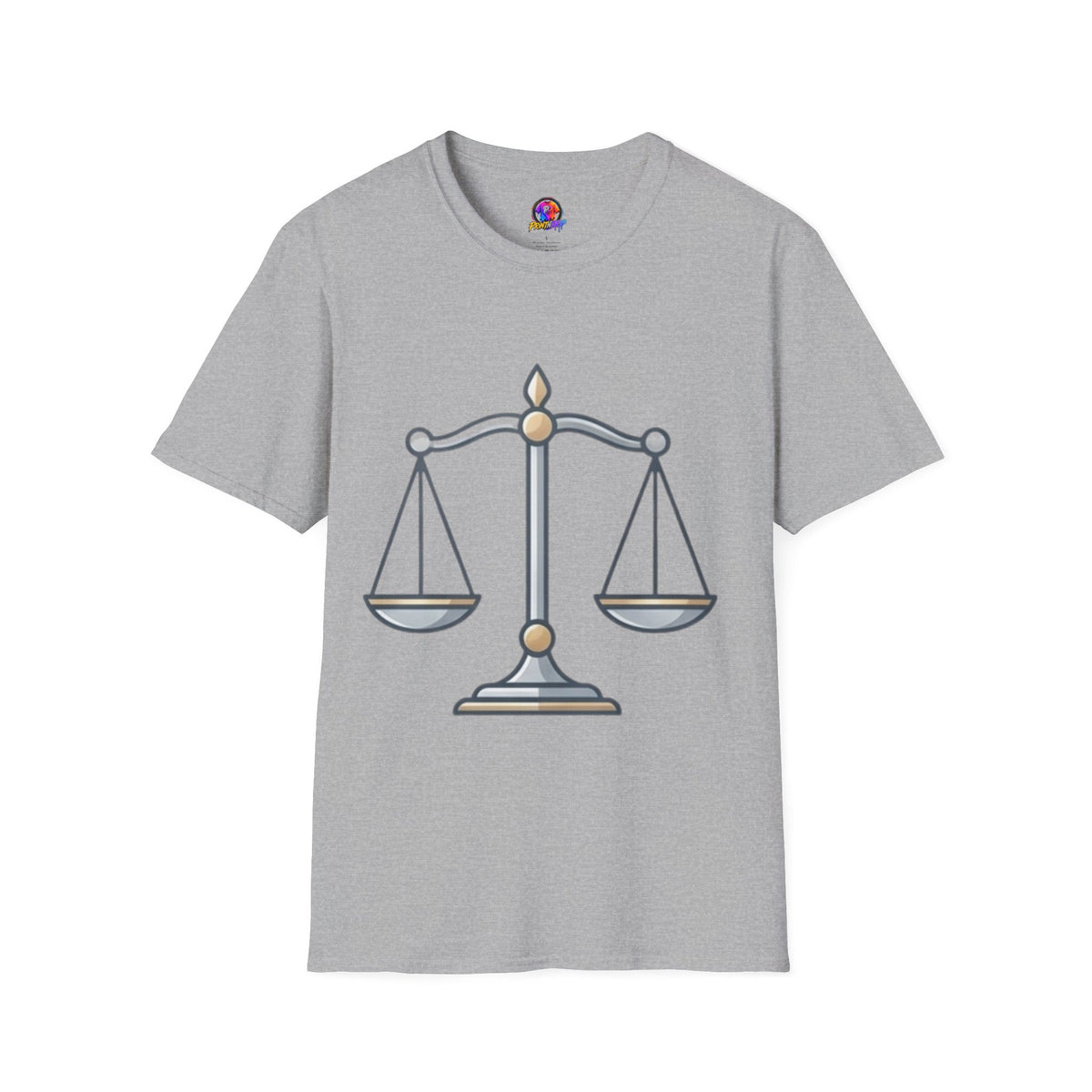 Libra Scales T-Shirt — Zodiac Balance Graphic Tee