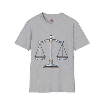 Libra Scales T-Shirt — Zodiac Balance Graphic Tee