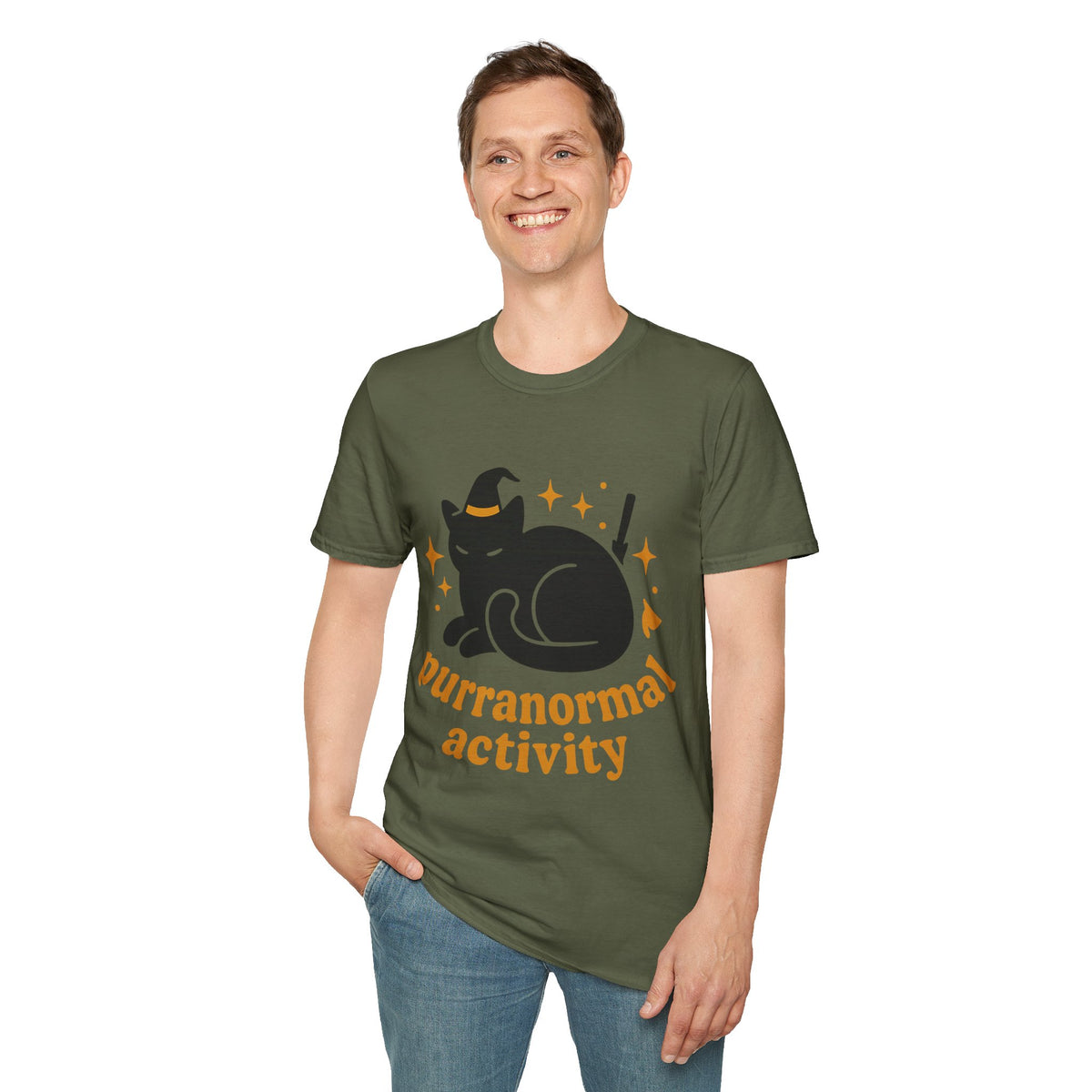 Paranormal Activity Circle T-Shirt — Cute Retro Ghost & Stars Tee - Trending Now - August 2026