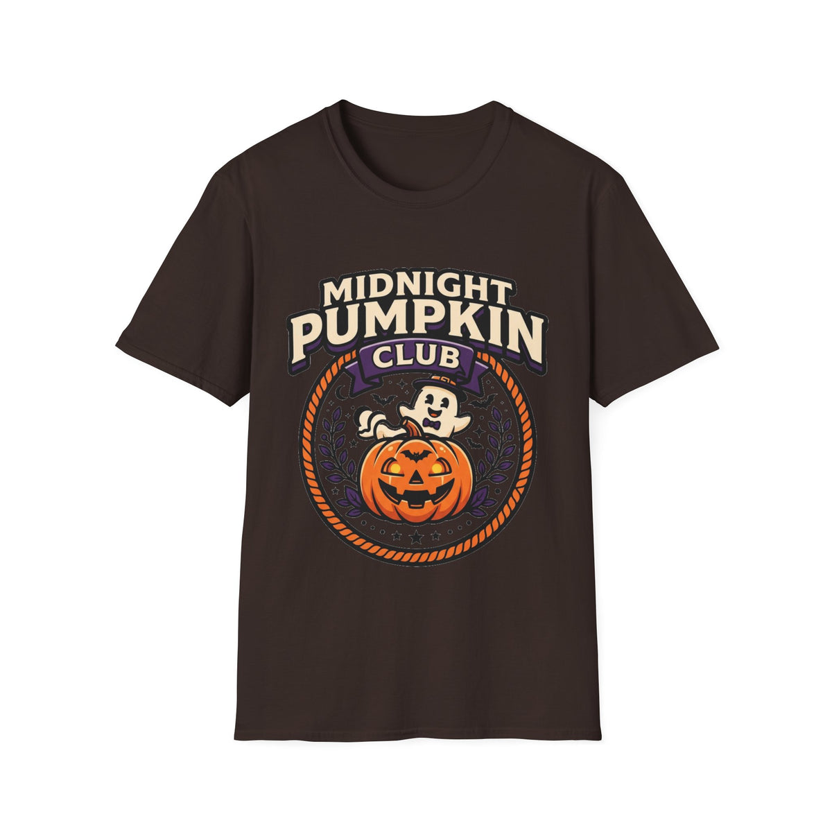 Midnight Pumpkin Club T-Shirt — Halloween Pumpkin Graphic Tee - Trending Now - August 2026