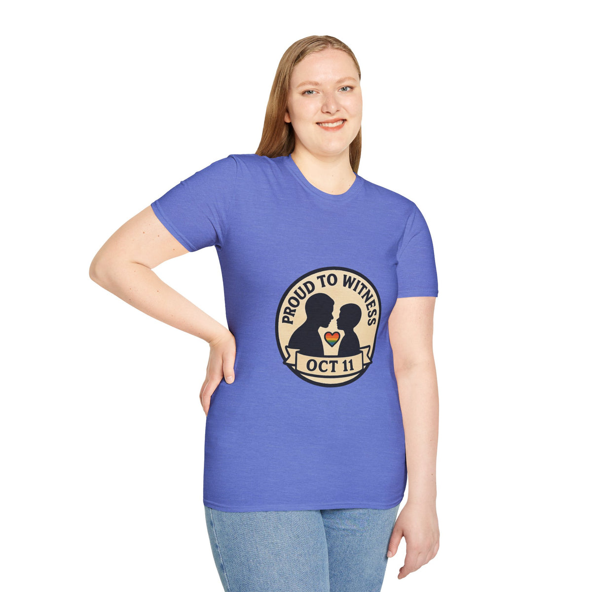 T-Shirt — Proud to Witness Oct 11 Badge Tee - Trending Now - October 2026