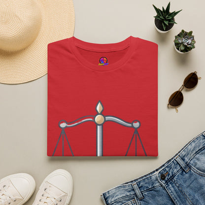 Libra Scales T-Shirt — Zodiac Balance Graphic Tee