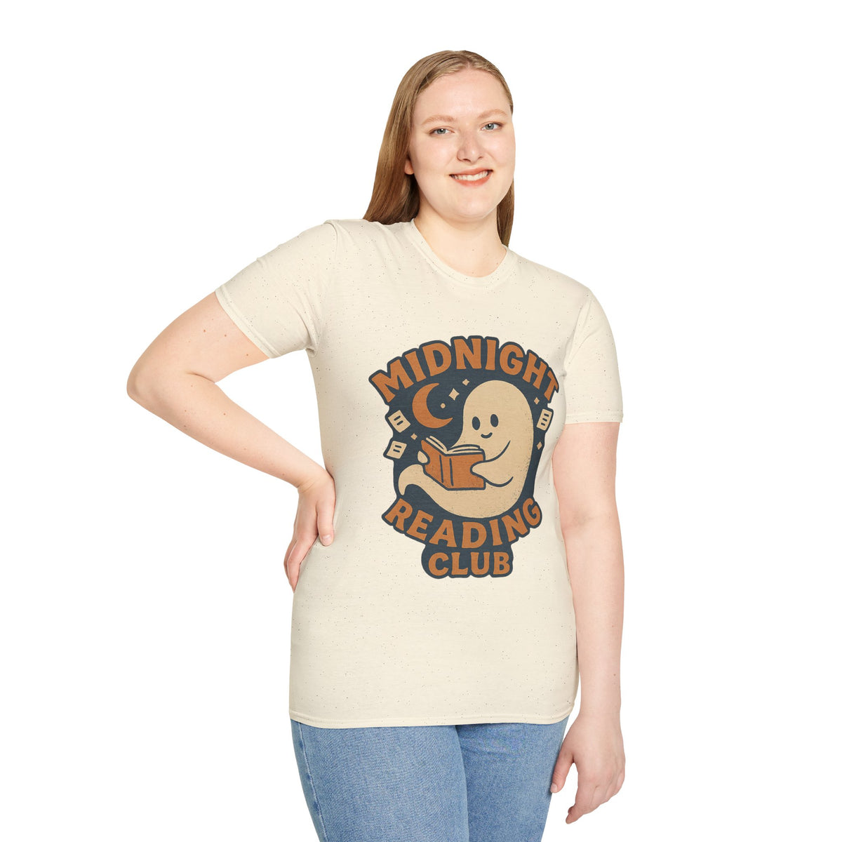 Midnight Reading Club T-Shirt — Cute Ghost Booklover Tee - Trending Now - August 2026