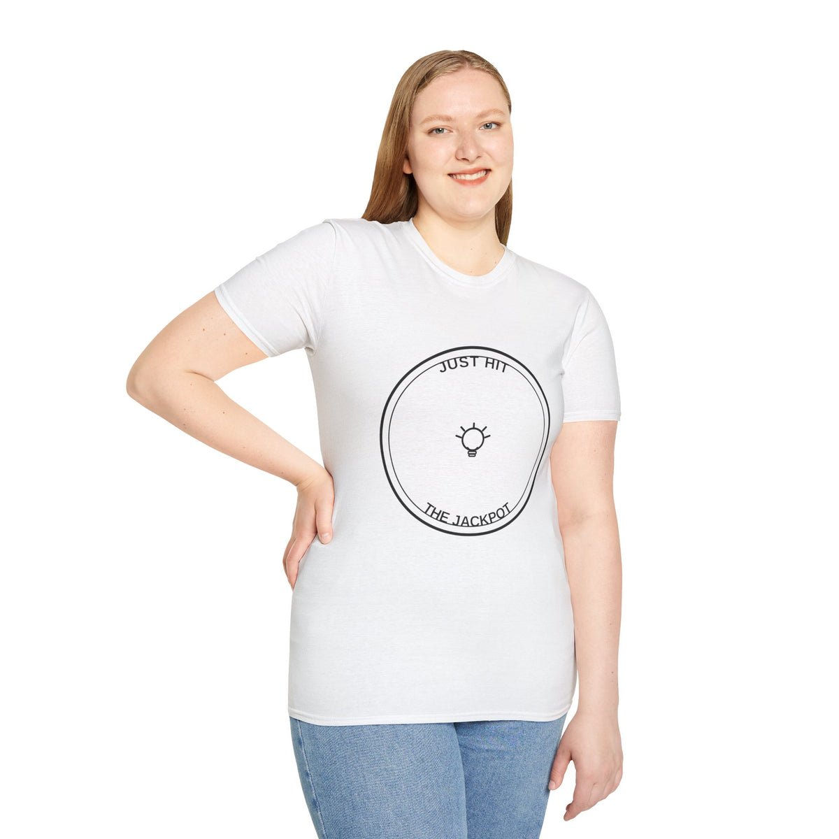 T-Shirt — "Just Hit the Jackpot" Minimal Sun Graphic Tee - Trending Now - August 2026