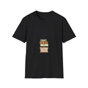 Shelves Collect Stories Cute Book Spine T-Shirt, Retro Bookworm Library Graphic Tee - Trending Now - September 2026