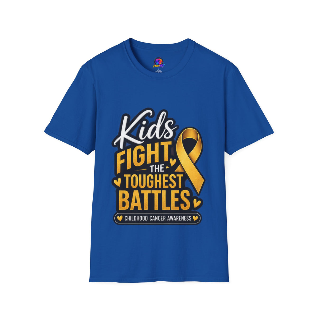 Kids Fight the Toughest Battles Childhood Cancer Awareness T-Shirt