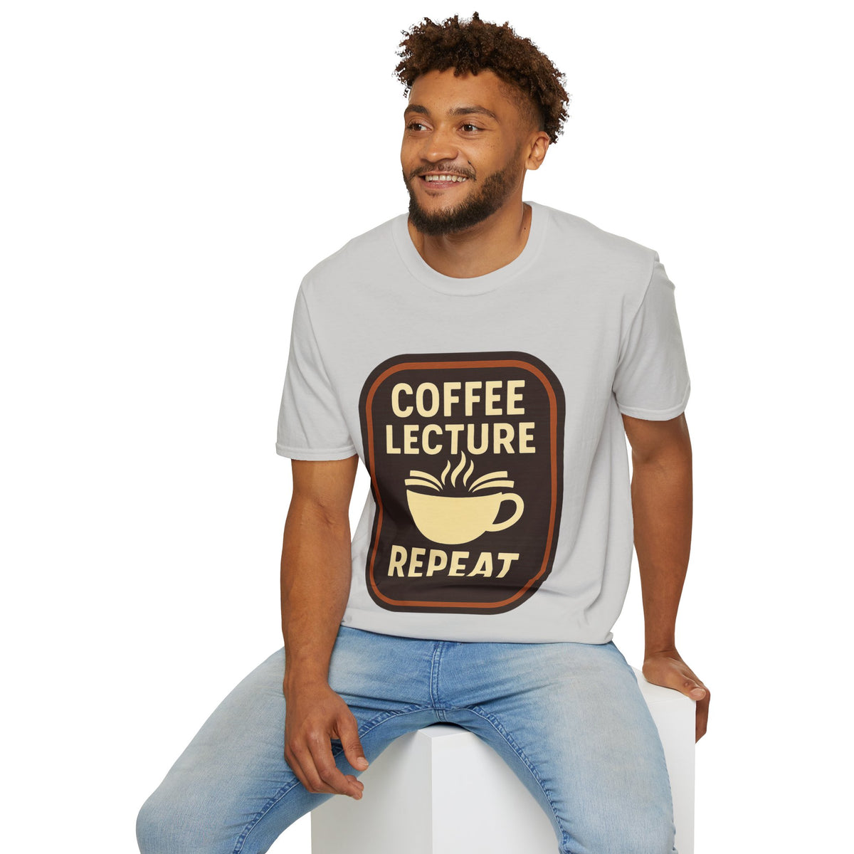 Coffee Lecture Repeat T‑Shirt — Funny Professor Coffee Tee for Teachers & Students - Trending Now - August 2026