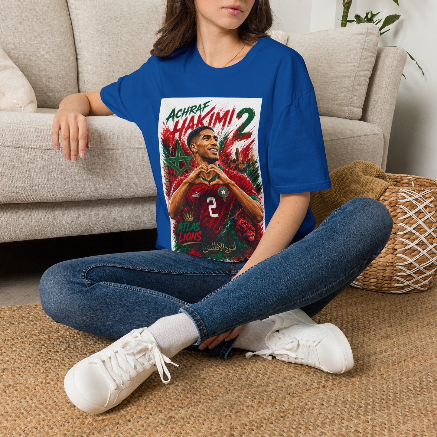 Achraf Hakimi #2 Soccer T-Shirt — Morocco Football Fan Tee