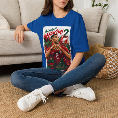 Achraf Hakimi #2 Soccer T-Shirt — Morocco Football Fan Tee