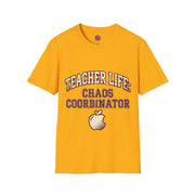 Teacher Life Chaos Coordinator Unisex Softstyle T-Shirt
